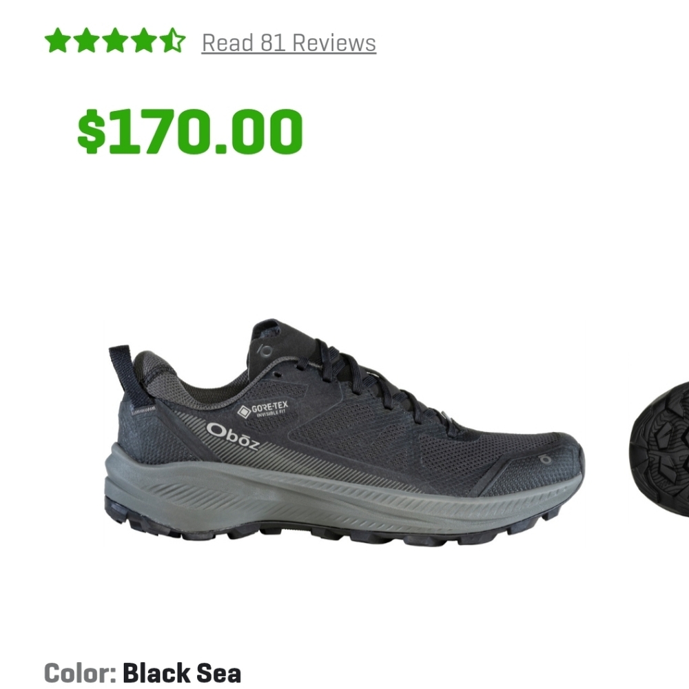 Oboz Katabatic LT Low GTX Waterproof